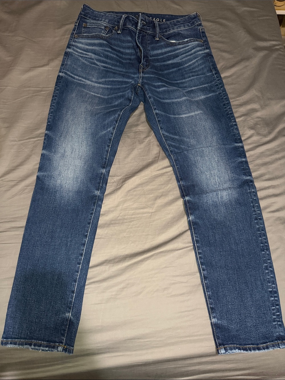 American Eagle Outfitters Skinny Jeans in Dark Blue Wash